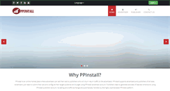 Desktop Screenshot of ppinstall.com