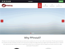 Tablet Screenshot of ppinstall.com